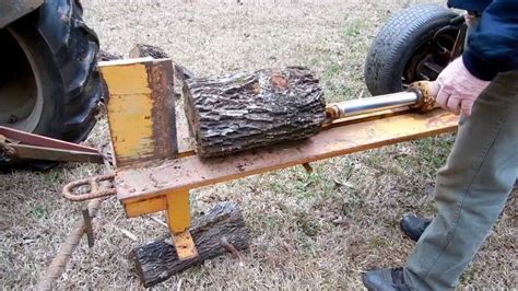 how to build a log splitter for a skid steer|skid steer mounted log splitter.